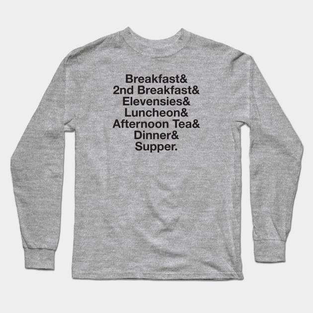 Don't Think He Knows About Helvetica, Pip. Long Sleeve T-Shirt by BlimpCo